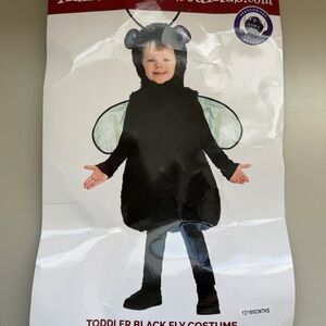 Toddler Black Fly Costume, Size 12 Months+